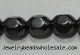 CMH169 15.5 inches 6*8mm lantern magnetic hematite beads