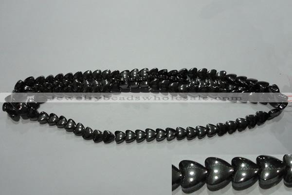 CMH172 15.5 inches 8*8mm heart magnetic hematite beads wholesale