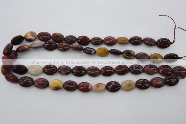 CMK140 15.5 inches 12*16mm oval mookaite beads wholesale