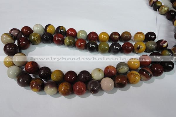 CMK206 15.5 inches 14mm round mookaite gemstone beads wholesale