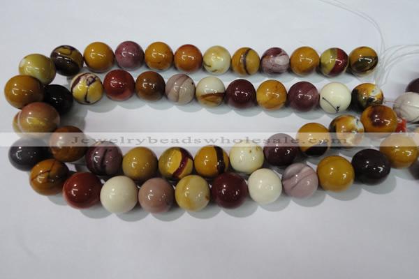 CMK207 15.5 inches 16mm round mookaite gemstone beads wholesale