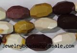 CMK233 15.5 inches 10*18mm faceted nuggets mookaite gemstone beads