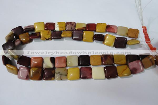 CMK271 15.5 inches 15*15mm square mookaite gemstone beads