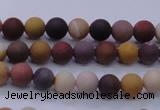 CMK291 15.5 inches 6mm round matte mookaite beads wholesale