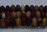 CMK300 15.5 inches 4*6mm rondelle matte mookaite beads wholesale