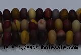 CMK301 15.5 inches 5*8mm rondelle matte mookaite beads wholesale