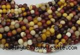 CMK56 15.5 inches 4mm round mookaite gemstone beads wholesale