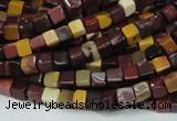 CMK68 15.5 inches 4*4mm cube mookaite gemstone beads wholesale