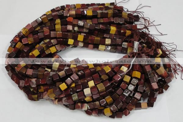 CMK70 15.5 inches 8*8mm cube mookaite gemstone beads wholesale