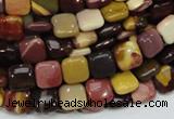 CMK77 15.5 inches 10*10mm square mookaite gemstone beads wholesale