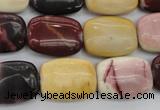 CMK98 15.5 inches 15*20mm rectangle mookaite beads wholesale