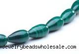 CMN10 A grade 5*10mm teardrop natural malachite beads Wholesale