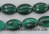 CMN103 15.5 inches 12*16mm oval natural malachite beads wholesale