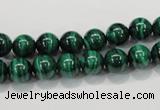 CMN151 AA grade 8mm round natural malachite beads Wholesale