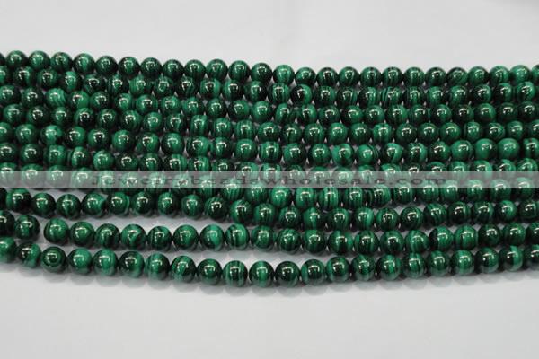 CMN151 AA grade 8mm round natural malachite beads Wholesale