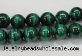 CMN153 AA grade 12mm round natural malachite beads Wholesale