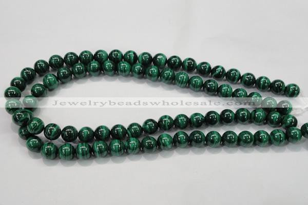 CMN153 AA grade 12mm round natural malachite beads Wholesale