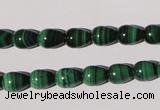 CMN218 15.5 inches 7*9mm teardrop natural malachite beads wholesale