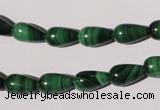 CMN219 15.5 inches 7*12mm teardrop natural malachite beads wholesale