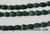 CMN229 15.5 inches 5*7mm faceted teardrop natural malachite beads