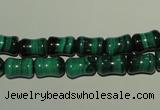 CMN232 15.5 inches 6*9mm bone natural malachite beads wholesale