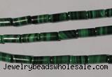 CMN237 15.5 inches 4*8mm tube natural malachite beads wholesale