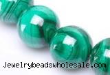 CMN28 AB grade 16mm round natural malachite beads Wholesale