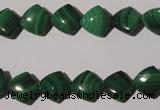 CMN289 15.5 inches 10*10mm trapezoid natural malachite beads