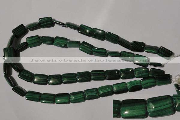 CMN316 15.5 inches 13*18mm rectangle natural malachite beads wholesale