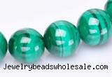 CMN39 AB grade 8mm round natural malachite beads Wholesale