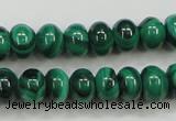 CMN400 15.5 inches 4*6mm rondelle natural malachite beads wholesale