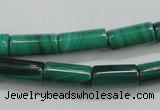 CMN410 15.5 inches 4*9mm tube natural malachite beads wholesale