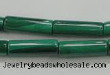 CMN411 15.5 inches 4*13mm tube natural malachite beads wholesale