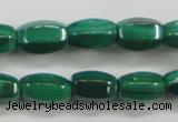 CMN422 15.5 inches 5*8mm faceted rice natural malachite beads