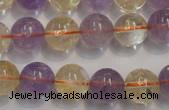 CMQ218 15.5 inches 12mm round multicolor quartz gemstone beads