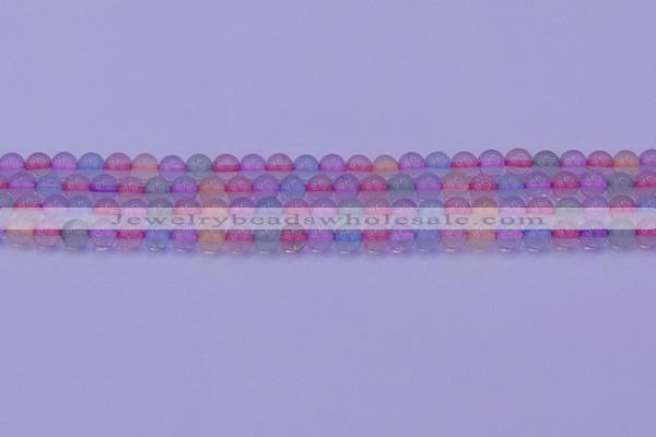 CMQ331 15.5 inches 6mm round colorful quartz beads wholesale