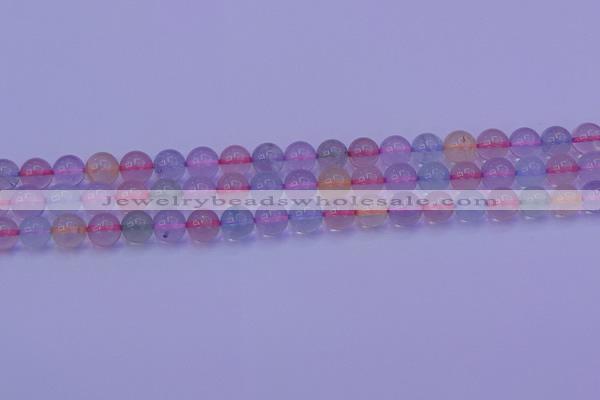 CMQ332 15.5 inches 8mm round colorful quartz beads wholesale