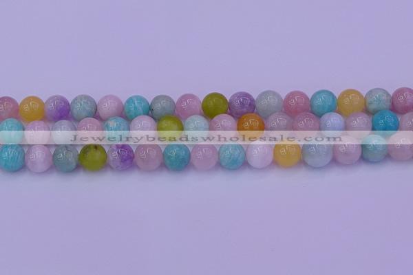 CMQ343 15.5 inches 10mm round mixed quartz gemstone beads