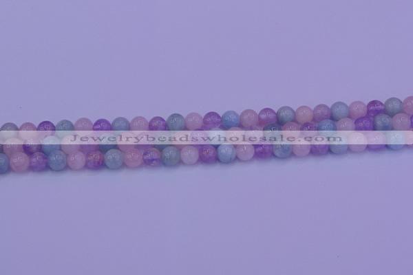 CMQ351 15.5 inches 6mm round mixed quartz beads wholesale