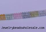 CMQ361 15.5 inches 6mm round rainbow quartz beads wholesale