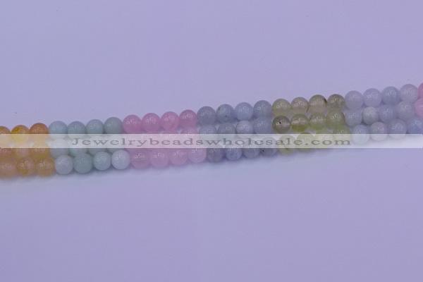 CMQ361 15.5 inches 6mm round rainbow quartz beads wholesale