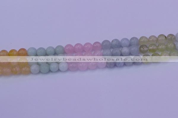 CMQ362 15.5 inches 8mm round rainbow quartz beads wholesale