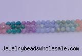 CMQ394 15.5 inches 12mm faceted nuggets mixed quartz beads