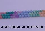 CMQ403 15.5 inches 10mm round mixed quartz beads wholesale