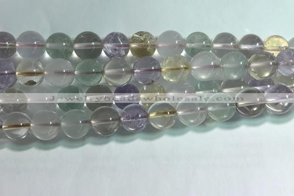 CMQ458 15.5 inches 10mm round colorfull quartz beads wholesale