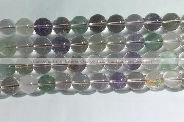 CMQ459 15.5 inches 12mm round colorfull quartz beads wholesale