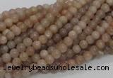 CMS01 15.5 inches 4mm round moonstone gemstone beads wholesale