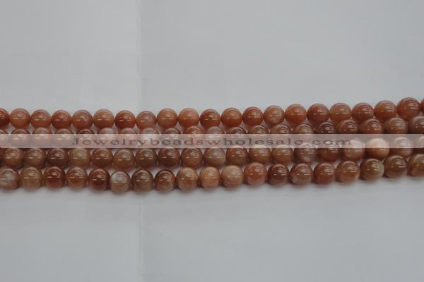 CMS1002 15.5 inches 8mm round AA grade moonstone gemstone beads