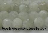 CMS1042 15.5 inches 8mm faceted round A grade white moonstone beads