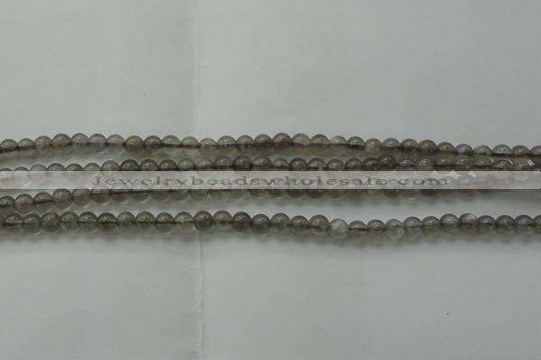 CMS1070 15.5 inches 4mm round grey moonstone beads wholesale